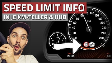 Speed ​​Limit Info in your odometer and HUD | BMW F-series 6WA & 6WB