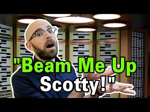 Видео: «Beam Me Up Scotty» никогда не упоминался в оригинальном Star Trek