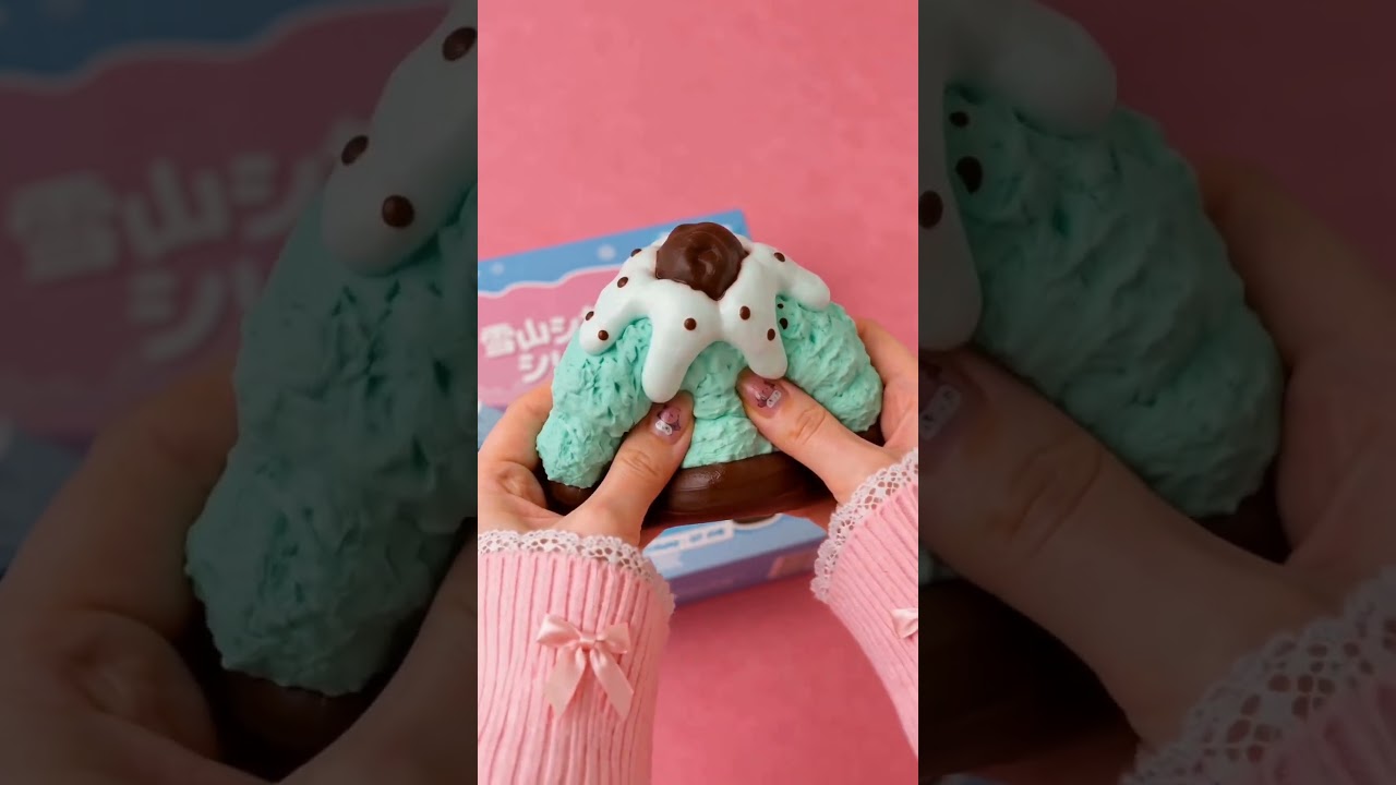 Mellojoy（メロジョイ）の雪山シャーベットスクイーズで遊んでみたの
