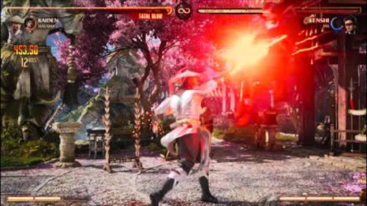 Mortal Kombat 1 Raiden 54-60% 1 Bar Mavado Kameo Combos - YouTube