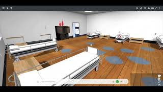 Virtual Hospital Ward | MootUp 3D Virtual Event Platform screenshot 5