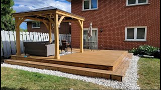 DIY Backyard Floating Deck | 18 x 18