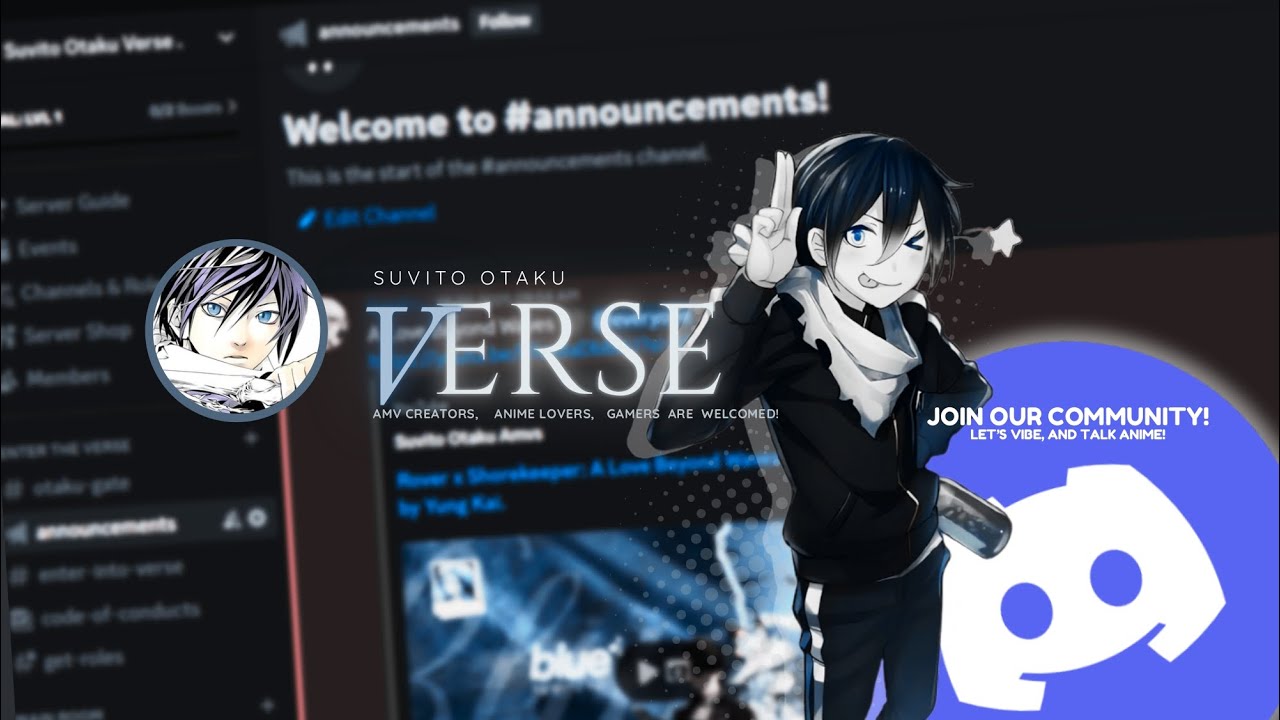 🎮 Suvito Otaku Verse – Join the Ultimate Anime Discord Community! 🌸