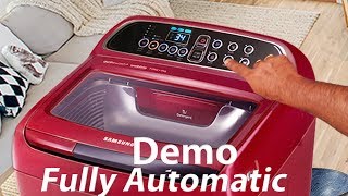 samsung top load washing machine demo | top load washer reviews | how to use fully automatic washer