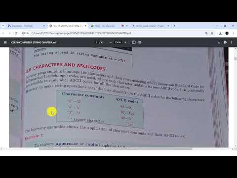 String Handeling - Java Tutorial Class 10th ICSE Board - Part 71 - YouTube