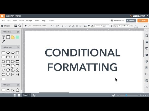 Use Conditional Formatting in Lucidchart