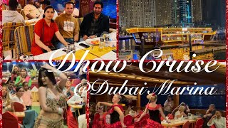 Dhow Cruise Dinner & Drone Show at Dubai Marina, #bluewaters, #dubaimarina #dubai