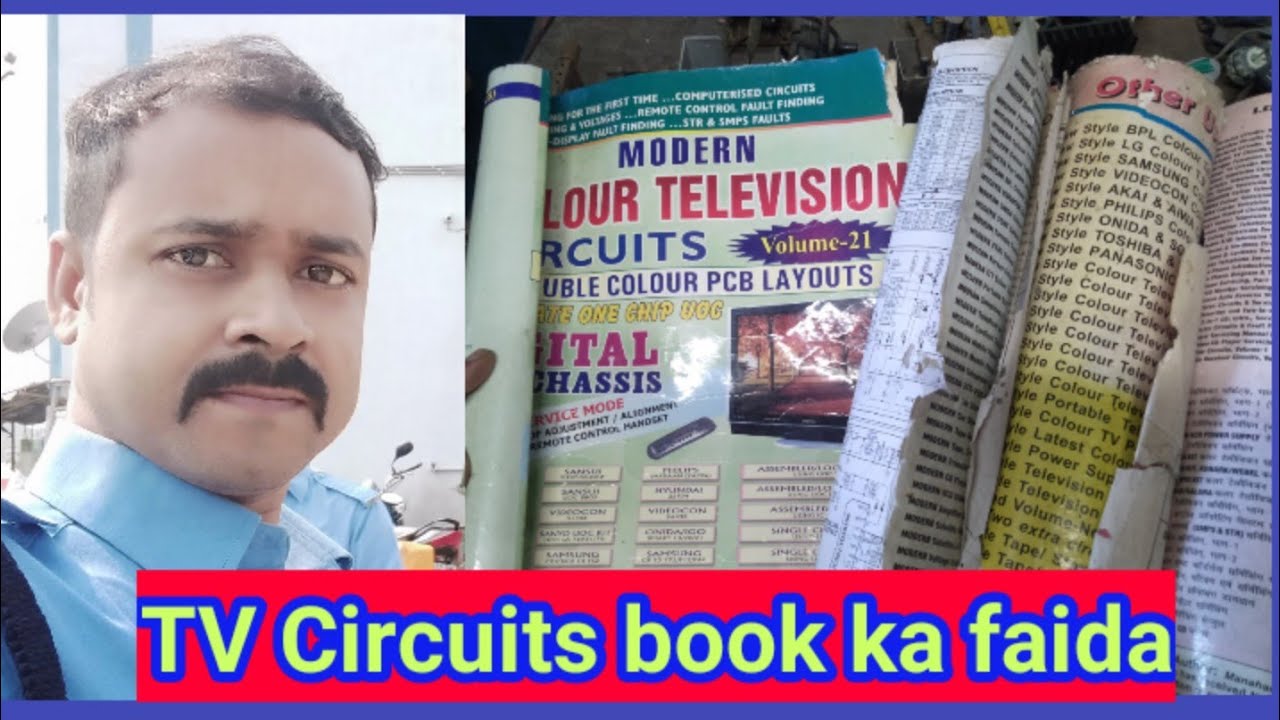 TV repair Circuits book . How to check Circuits book in CRT TV. YouTube