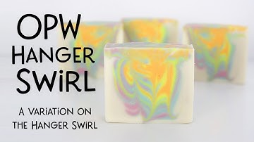One Pot Wonder Hanger Swirl: Cold Process Soap