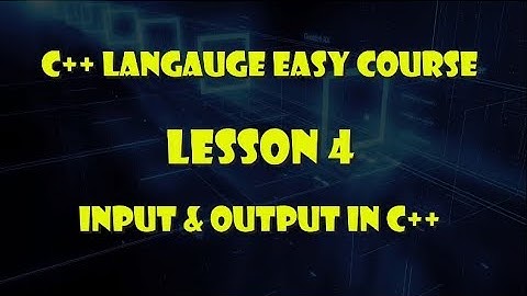 Input /Output in C++ - Class 4 in Urdu/Hindi (ComputingTeacher)
