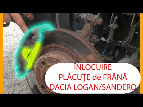 Video: Logan, Sandero: Schimbarea Plăcuțelor De Frână