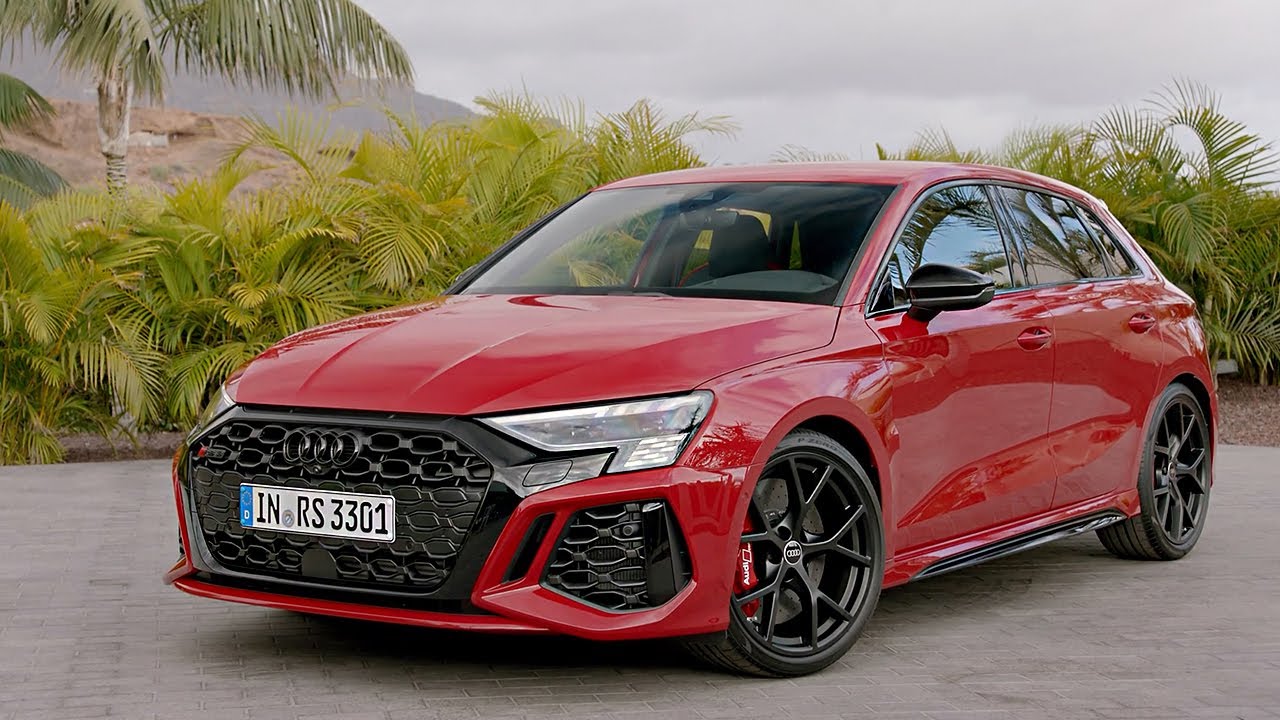 Neuer 2022 Audi RS3 Sportback Facelift - Exterieur & Auspuff Sound
