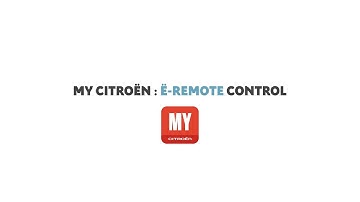 MyCitroën App - How to use ë-Remote Control