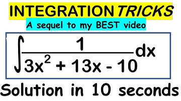 INTEGRATION TRICK- SEQUEL/ SHORTCUT JEE/NDA/NA/CETs/AIRFORCE/BITSAT/BANKING/RAILWAYS/ssc-cgl