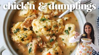 A Vegan Take on Classic Comfort Food! [Chick'n & Dumplings]
