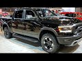 NEW 2022 RAM 1500 REBEL GT WALK AROUND REVIEW DIAMOND BLACK CUT SHORT