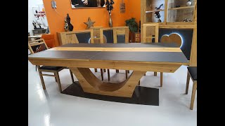 Table XXL pied central