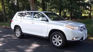 2011 Toyota Highlander SE startup, engine and in-depth tour