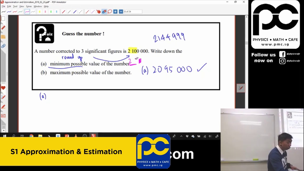 Secondary 1 Approximation and Estimation - YouTube