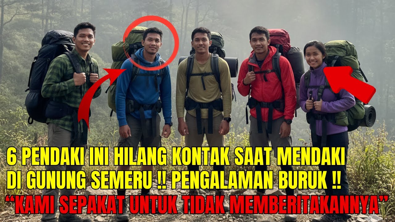 6 PENDAKI TERSESAT DI GUNUNG SEMERU !! INILAH PERJALANAN MEREKA HINGGA AKHIRNYA ....