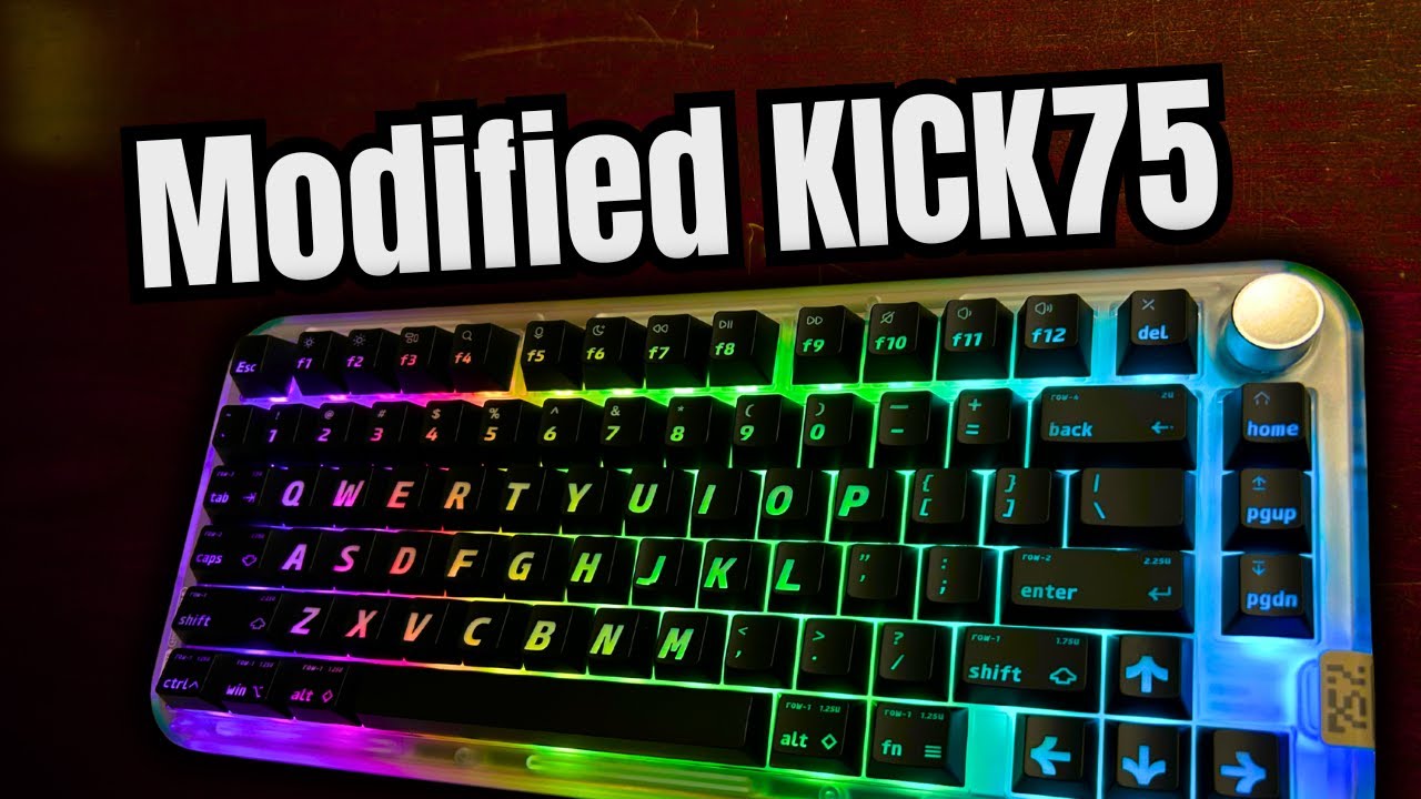 Nuphy Kick75 World's first Low and High profile Switch compatible