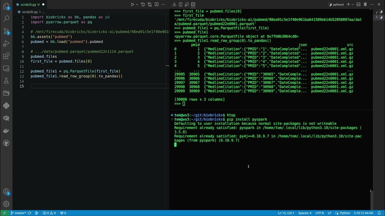 Working with the pubmed biobrick in python - YouTube