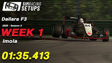 01:35.413 - Dallara F3 - Imola + SETUP (2025S3 W1)