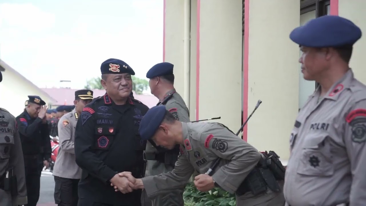 Kunjungan Wadankor Brimob Polri ke Mako Sat Brimob Polda Sumut Ksatriaan K.E. Lumi (Ex SPN Sampali)