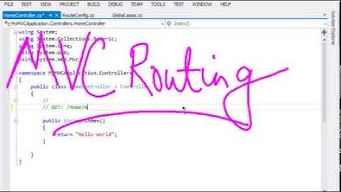 MVC URL Routing Basic Examples | MVC for Beginners
