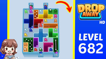 Drop Away Level 682 Solution Walkthrough