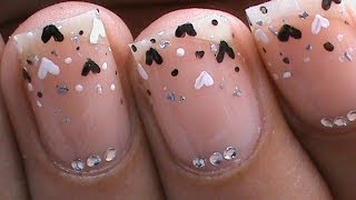 nail nails flirty mickey french manicure mouse