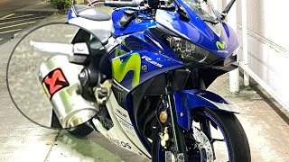 Akrapovic slip-on Gp style[2015 Yzf R25]