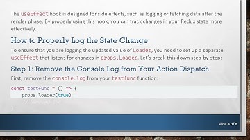Understanding Redux State Updates: Logging Changes in Your Loader Component