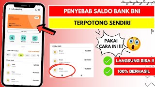 Penyebab Potongan Biaya Denda Saldo Minimum di Rekening Bank BNI Wondr BNI