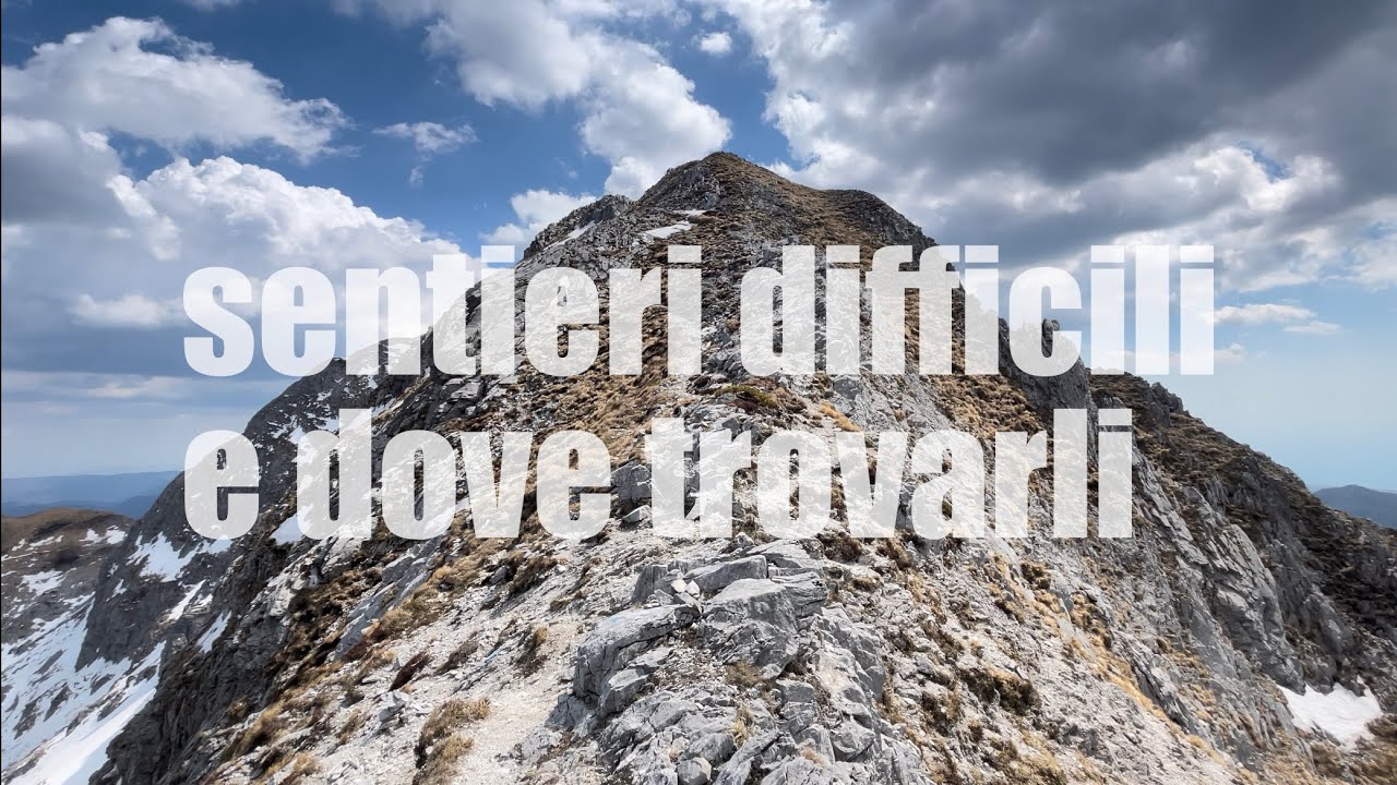 SENTIERI DIFFICILI E DOVE TROVARLI - Alpi Apuane, sul rasoio della Toscana