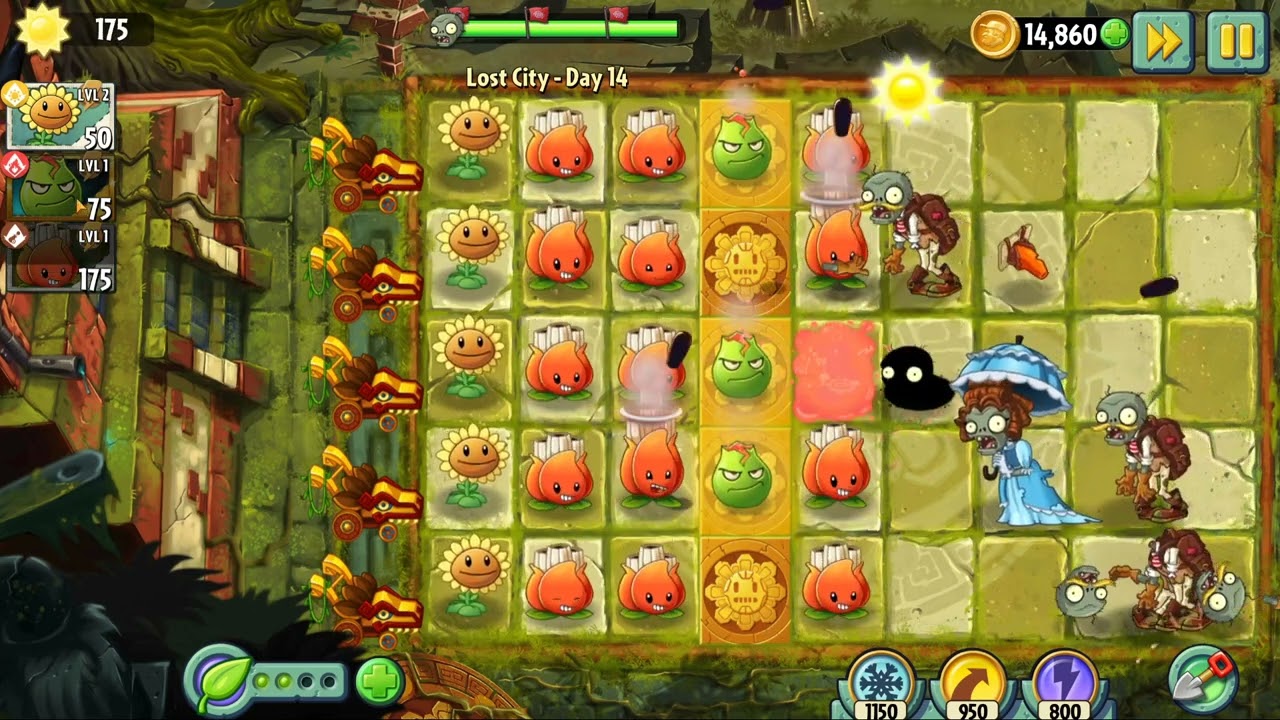 Plant Vs Zombies 2 - Gameplay Walkthrough Part 46 [1080P 60FPS] - YouTube