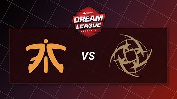 Fnatic vs Ninjas in Pyjamas - Game 1 - CORSAIR DreamLeague S11 - The Stockholm Major