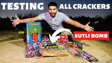 Testing Biggest Diwali Sutli Bombs | Firecracker Video | Crackers Testing 2022 | Thakur Saurav Vlog