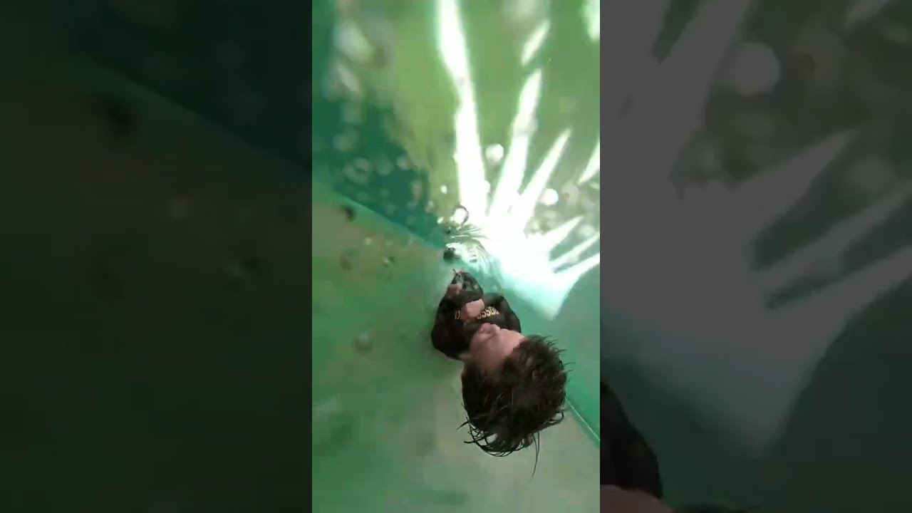 Guy Gets Stuck In Winding Water Slide ViralHog
