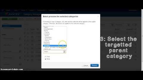 Creating categories in Joomla 3.0