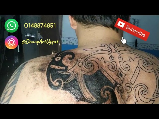 Dayak Borneo Tattoo Bungai Terung Stock Illustration 1881031174 |  Shutterstock