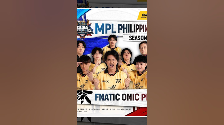 Roster Fnatic ONIC PH MPL PH S14! #mplindonesia #mplids14 #mplid #weownthis