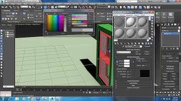 Tutorial on Modeling a Washroom Pivoted window in 3dsmax.