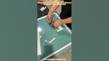 Diy vanity mirror with lights,led mirror touch sensor switch with 96W MAX.  #manufacturer #ledlights