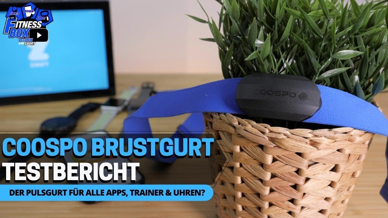 CooSpo Brustgurt im Test: Der Pulsgurt für ALLE Sportuhren, Apps und  Indoor-Trainer? (Swift, Garmin) - YouTube