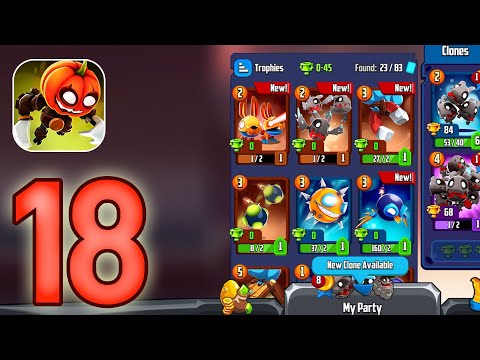 Badland Brawl: Gameplay Walkthrough Part 18 - New Clone Available! (iOS, Android)