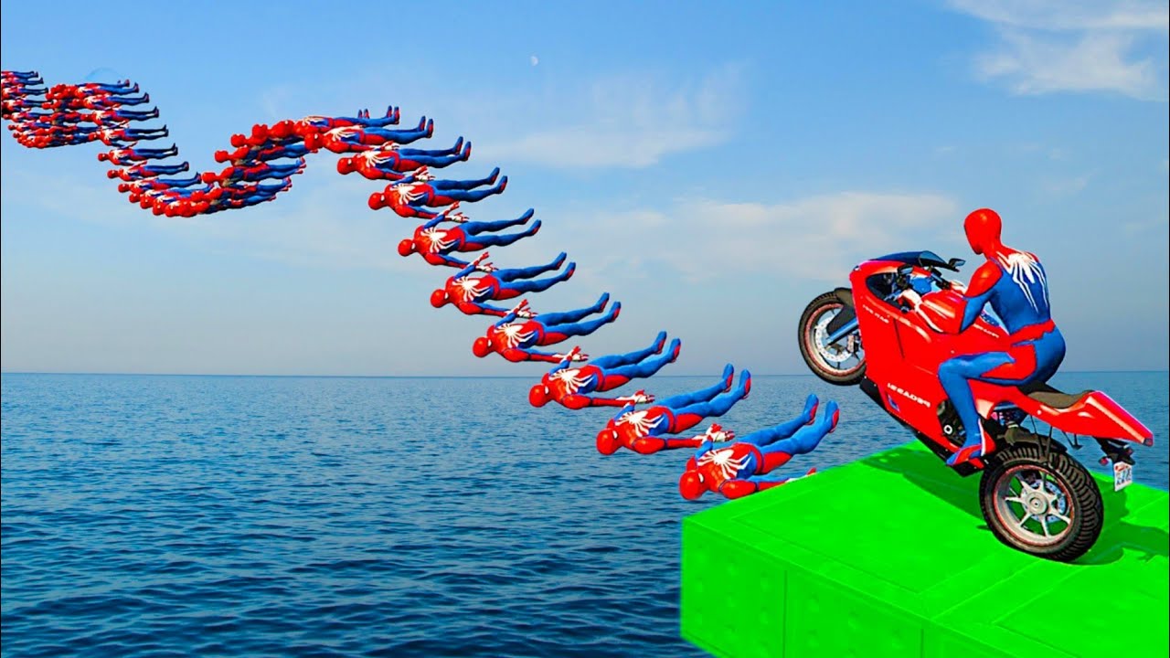 الرجل العنكبوت انقاذ باتمان Spider-Man Rescue batman vs iron man vs venom funny Game GTA 5 superhero