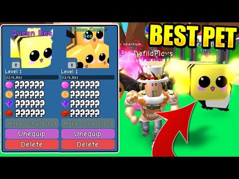 Download Free Queen Bee Pet In Bubble Gum Simulator Roblox - 
