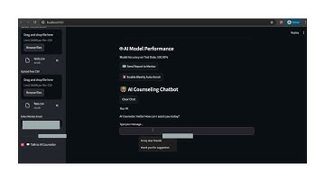 Smart India Hackathon 2025 | Dropout Prediction & Counseling System (Prototype Output)