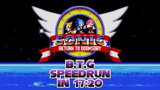 Sonic: Return To Doomsday ✪ Any% Speedrun In 17:20